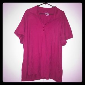 5X 30/32W Dark Pink Top